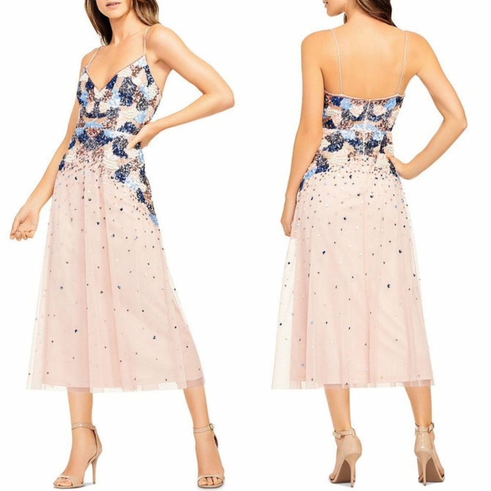 ⭐NWT⭐ Aidan Mattox - Mesh Embellished Evening Dress